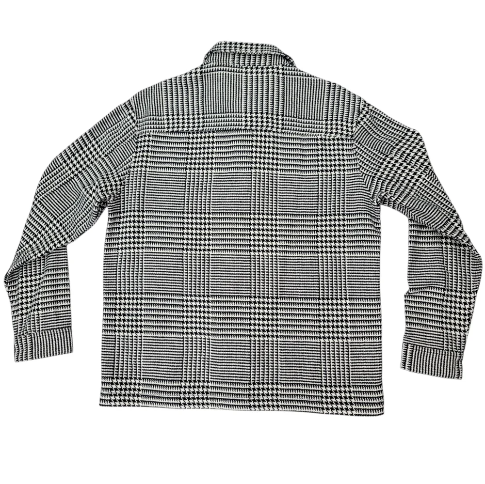 NWT Ben Sherman Glen Plaid Cotton Shirt Jacket Navy Cream Preppy British Men’s L - Picture 5 of 17